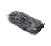 Dickly Mic Furry Wind Cover Pop Fliter Convenient Use Windproof Wind Shield Wind Screen for Indoor Outdoor Interview Journalists, 18CM