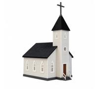 Dickly Miniature Architecture Model Building Diorama Scene Piece With Arched PETG Craft suitable for photography props stop motion sets creative studios showcases, 1 64