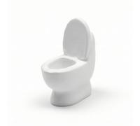 Dickly Miniature Resin Figurine Tiny Toilet Statue 1 64 Scale Diorama Accessory Realistic Upright Seat Design Material Suitable For Micro Layouts Displays