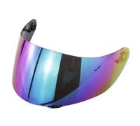 Dickly Motorcycle Visor Clear Replacement Lens K3SV SM955S Helmet Polyurethane Material Aerodynamic Curved Shape Glossy Surface Enhanced Road Visibility, Blue, color to 2