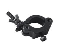 Dickly Moving Head Light Clamp with Swivel Hook, Single Head Truss Coupler for Stage Use, Black Width 3cm