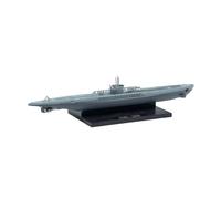 Dickly Naval Vessel Model Display Sculpture Collectible With Zinc Alloy Rectangular Base suitable for desk decor office shelves home library gift giving, German Navy U-181 Submarine