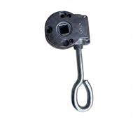 Dickly Outdoor Awning Extension Crank Head Replacement Gear Head Canopy Hardware Drive Piece Aluminum Alloy Construction Aids Reliable Daily Use Suitable for patio balcony home commercial areas