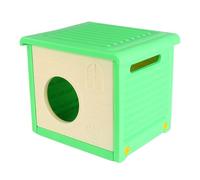 Dickly Outdoor Cat Hideout, Weatherproof Cat Bed, Outdoor Pet Shelter for Small Pets Hedgehog, Kitten, Indoor Hamster, beige