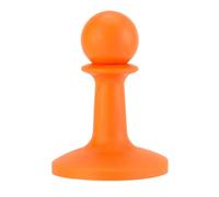 Dickly Outdoor Shelter Tent Pole Cap Tarp Topper Canopy Cover Tip Protector With Soft Rubber For Secure Fit And Neat Finish Suitable for camping hiking, Orange, Orange