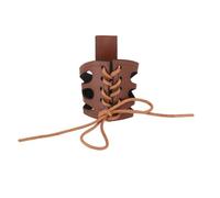 Dickly Ox Horn Cup Sleeve Horn Shape Cup Mug Holder Horn Cup Sleeve, Women Men, Coffee Cup Holder Hanger Medieval Belt Attachment, Brown