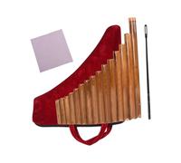 Dickly Pan Flute Folk Musical Instrument G Key,15 Pipes,Chinese Traditional Musical Instrument Woodwind Instrument for Musician, Right Hand