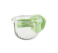 Dickly Parrot Feeder Cage Bowl Bird Feeder Food Cup Water Dish With Screw On Holder Clear Material Simple Install For Most Wire Cages Suitable for cockatiels parakeets small bird homes, Green