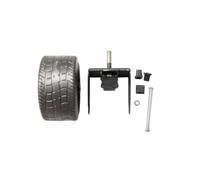 Dickly Picnic Cart Wheel Replacement Tire Caster Accessory Smooth Rolling Swivel Wide Pattern Utility Wagon suitable for festivals garden, Wheel Full Set