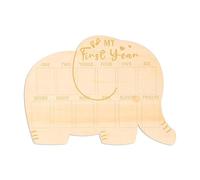 Dickly Picture Frame “My First Year” - 12 Monthly Photos, Keepsake for Newborns, Large Decoration for The 1st