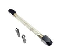 Dickly Pin Vise Hand Drill, Watch Repairing Tool, Multipurpose Metal Hands Drill, Watch Hand Pin Vise for DIY Assembly Model Making, Rotation Dual Square