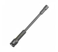 Dickly Pneumatic Ratchet Wrench Impact Socket Set Deep Socket Kit Steel Polished Finish Long Reach 12.5 mm Drive Suitable for tire Service Vehicle, 10mm X 200mm
