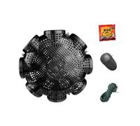 Dickly Portable Fishing Cage for Eels, Shrimp, and Loach Quick Assembly Fishpot, 8 holes