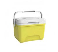 Dickly Portable Insulated Box Chest Container With Lid Hard Shell And Foam Insulation For Food And Beverage Cooling Or Warming Easy Carry Design suitable for camping travel picnics, Yellow, 6L