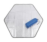 Dickly Portable Outdoor Waterproof Pad with Hexagonal Non Slip Surface for Picnic Camping Hiking Seat Cushion Garden Patio Lawn Concert Park Beach Folding