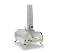Dickly Portable Pizza Oven Outdoor Wood Cooker Oven With Square Chimney And Temperature Dial Stainless Steel Heat Retaining Suitable for patio gatherings camping trips outdoor cooking