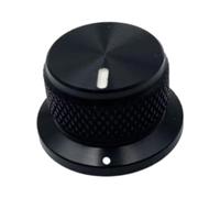 Dickly Potentiometer Knob Top Hat Knob with Wrench Guitar Pedal Potentiometer Speaker Preamp Volume, Black