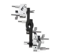 Dickly Practical Drum Rack Clamp Extension Attachment, Sturdy Connection Drum Clamp, Musical Instrument Accessories, Black Style A