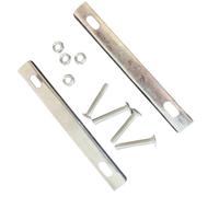 Dickly Rear Basket Mounting Kits, Rear Basket Installation Accessories, Stable Practical Nut Mounting Screws for Road Bike, 2pcs Fixed Gaskets