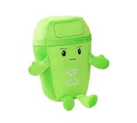 Dickly Recyclable Pillow Stuffed Character Toy Throw Cushion with Designed for Sensory Skills Suitable for Nursery Area, Green
