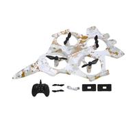 Dickly Remote Controlled Foam Airplane EVA Plane 6 Channels Portable, Crash Outdoor Model Airplane RC Glider, 2 Battery