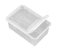 Dickly Reptile Feeding Box, Breeding Container, Transparent, Terrarium, Habitat, Cage, Breeding Box for, Style B