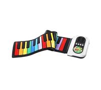 Dickly Roll up Flexible Piano, Children Piano Music Piano Keyboard, Electronic Piano for Programming, 37 keys color