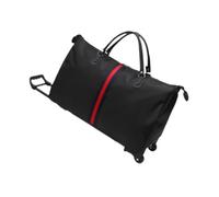 Dickly Rolling Duffel Bag Folded Luggage Weekender Bag for Weekends Away Business Trips, 50 cmx22 cmx35 cm