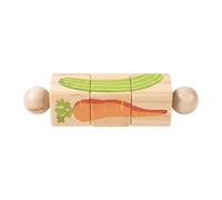 Dickly Rotating Toy, Rotating Block, Educational Toy, for Personality Development, Vegetable