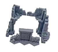 Dickly Ruined - Terrain Model, Miniature Buildings, Terrain for Board Games, Decoration for Collectors