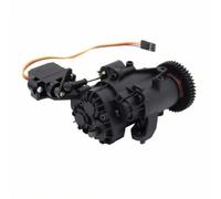 Dickly Scale Vehicle Gearbox 1/10 RC Car Gearbox Assembly Two Speed Transmission Center Core With Metal Gearpack And Servo Driven Suitable for scale rigs rough terrain hobby training runs