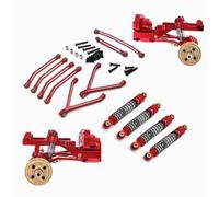 Dickly Scale Vehicle Repair Kit With Steering Tie Servo Bracket Chassis Linkage Tuned Shock Absorbers Aluminum Build suitable for 1/24 RC vehicles backyard courses club meets