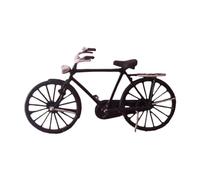 Dickly Scene Miniature Bike, 1:64 Tiny 3D Painted Retro Bike Toy Model Bike Kits for Diorama Scene Model Sand Table DIY Projects, black