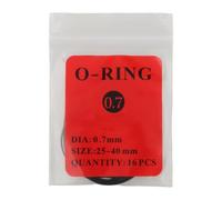 Dickly Seal Gaskets Watch Back Case Gasket Waterproof Professional Repairing Tools Watch Case Cover Seal Washers Rubber O Rings, CS 0.6MM