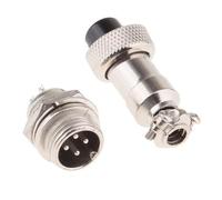 Dickly Set of 3 Pairs Aviation Wire Connectors with Waterproof Male Female Panels, 3 Pcs