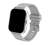 Dickly Smart Watch Smartwatch Trendy Voice Assistant Multiple Sports Modes Pedometer Answer Make Calls IP68 Waterproof Fitness Watch, Gray