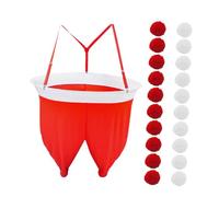 Dickly Snowball Game with Santa Pants - Fun Role-playing Prop with Balls