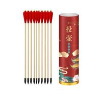 Dickly Soft-Tipped Touhu Game | Traditional Chinese Style, Light Wooden Shafts, Pitch-Pot Game, for Family Gatherings, Team Building, Families
