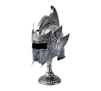 Dickly Sparta Helmet Greek Wearable Headwear for Stage Performance Home Decor Gift, Silver