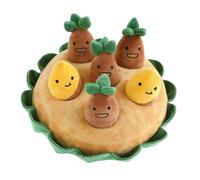 Dickly Squeaky Toy Interactive Hide And Seek Puzzle Toy Soft Lightweight Toss And Suitable for indoor play training calming at home