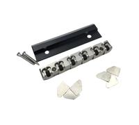 Dickly Stainless Steel Guitar Nut 6 Shims, with Screw,Professional 43mm Electric Guitar Roller Nut