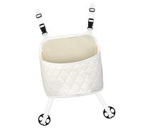 Dickly Storage Bag Between Front Seats,Auto Organizer,Handbag Tissue Holder,Car Handbag Holder Between Seats Car Purse Holder for Cup Handbag, White