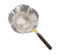 Dickly Tea Strainer, Decorative Gift, Unique, Stylish, Versatile, with Comfortable Wooden Handle, Chinese Tea for Home, Kitchen, Table, Office