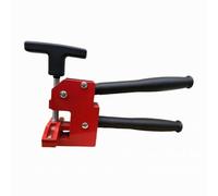 Dickly Tile Breaking Pliers Tile Clamp Tile Jaw Pliers Hand Tool with Upper Press Structure and Pad Guards for Surface Care Suitable for Tile Cutting Ceramic Work Glass Breaking Workshop Use, Red