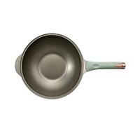 Dickly Titanium Nonstick Pan Frying Pan Cookware with and Secure Grip Heavy Aluminum Alloy Core for Performance Suitable for stir Fry Searing at Home, 32CM, Style to 1