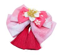 Dickly Traditional Hairpin Tsumami Kanzashi Outfit Accessory Antique Kimono Barrette, Style A