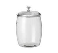 Dickly Transparent Airtight PP Food Jar Storage Container for Storing Dried Fruits Snacks Sugar and Fresh Coffee Beans Practical and Decorative, 3.5L
