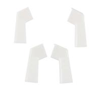 Dickly Vehicle Drainage Channel Gutter Cover Extension Outlet Guide Diverter Sleevedrainage Protector Angled Flared Design Suitable for rv Maintenance Trailer Storage car Washing Road Trips, White