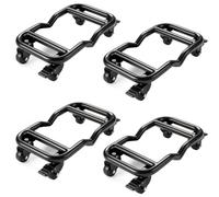 Dickly Vehicle Trailer Wheel Car Positioning Trolley With Four Caster Wheels And Curved Center Section For Tire Cradling In Auto Repair Shops And Garages