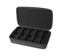 Dickly Watch Travel Case, Watch Box Carry Case, Watch Display Case for Smartwatches, Black, Large Capacity